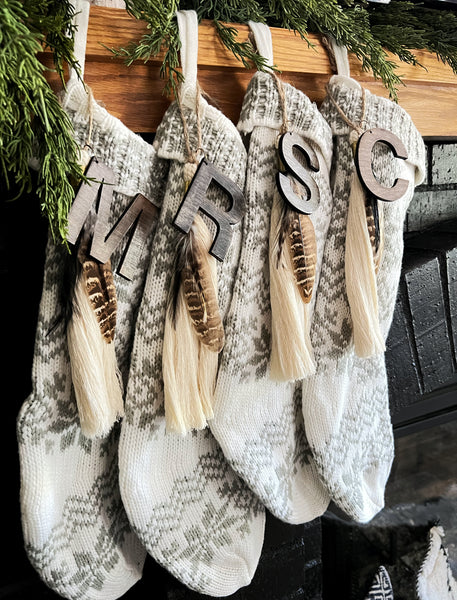Monogram Boho Tassel